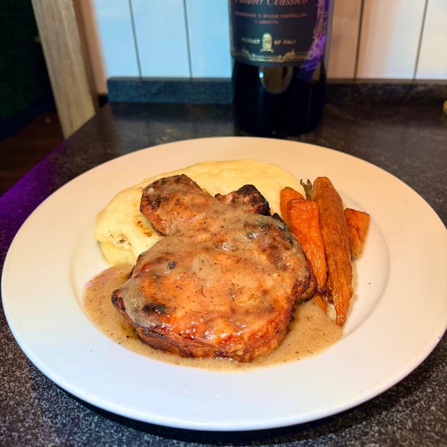 Double Cut Maple Porkchop.