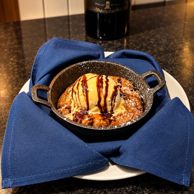 Skillet Chocolate Chip Cookie.