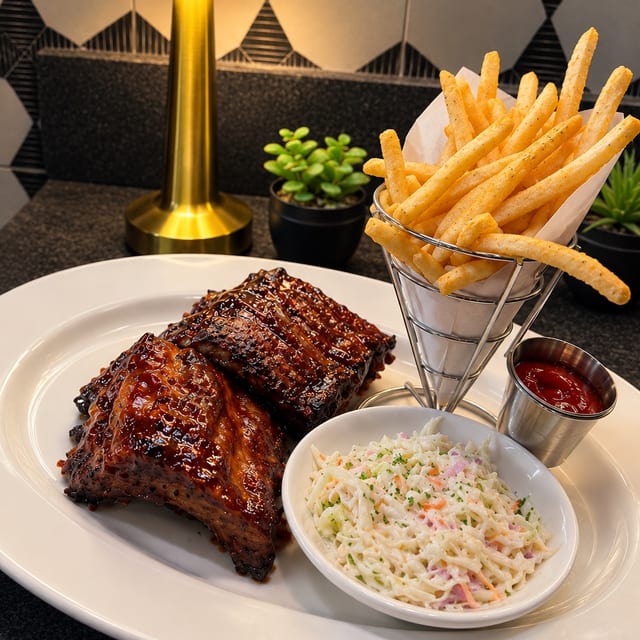 BBQ Baby Rack Ribs.