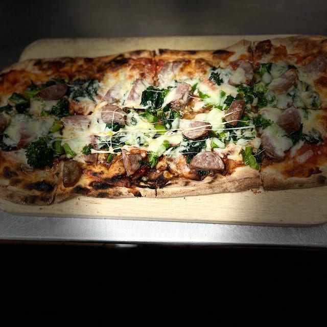 Broccoli Rabe and Sausage.