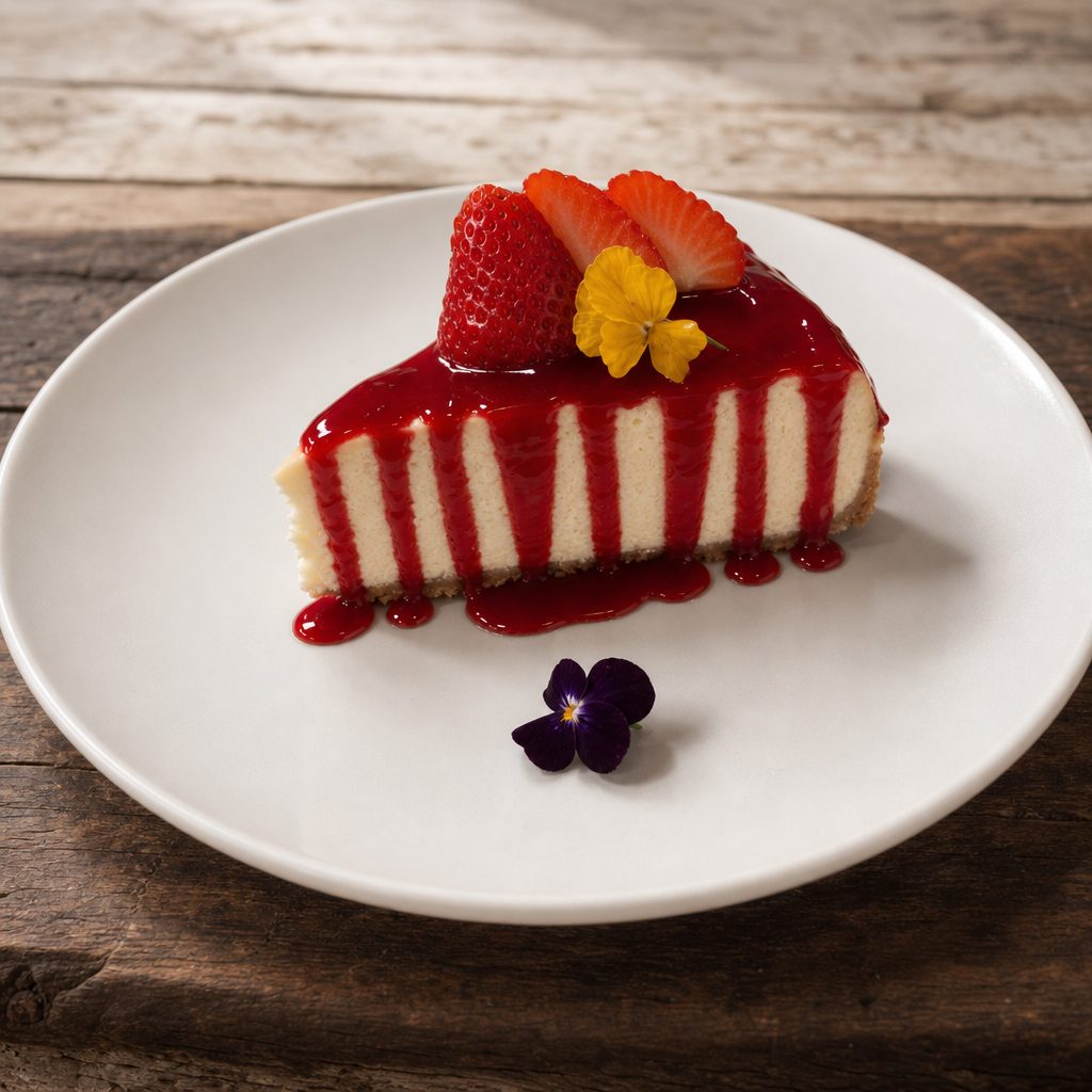 New York Style Cheesecake.