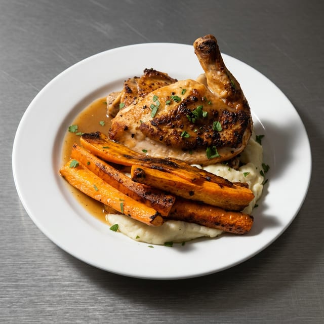 Half Roasted Chicken.