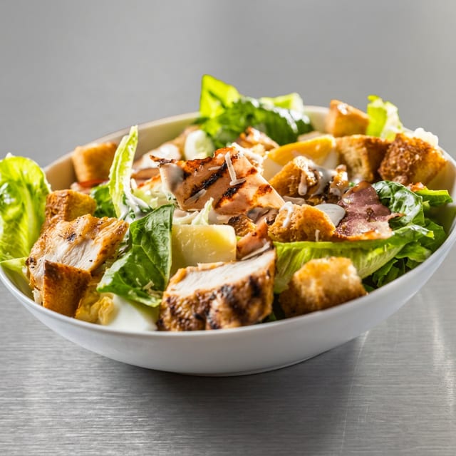 Tossed Caesar Salad.