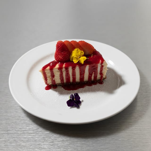 New York Style Cheesecake.