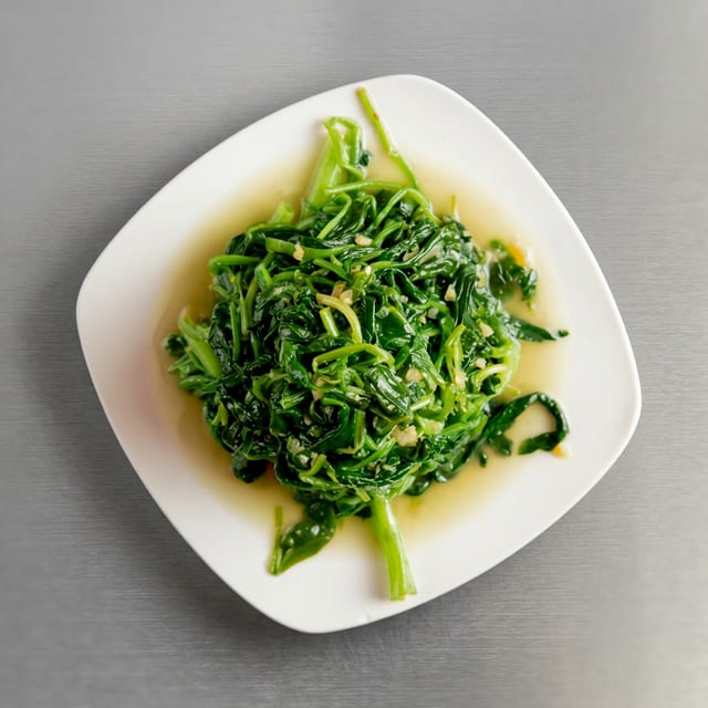 Sauteed Spinach.