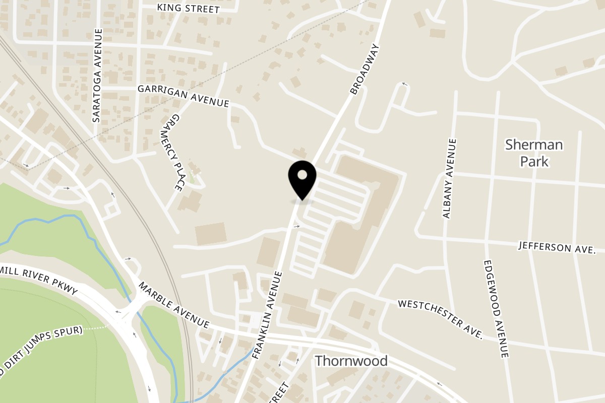 Map showing the location of Bar 141 on 1006 Broadway in Thornwood